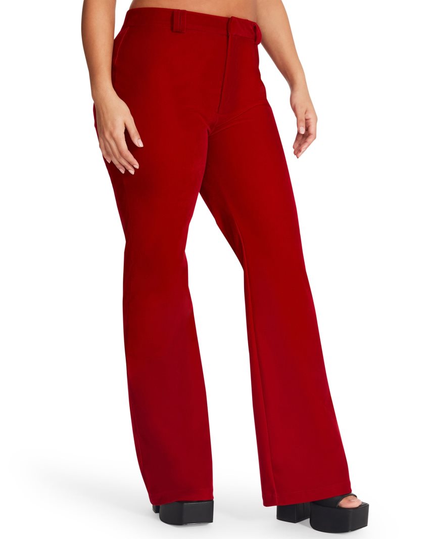 Red Steve Madden Harlow Women's Pants | PH 6314WXZ